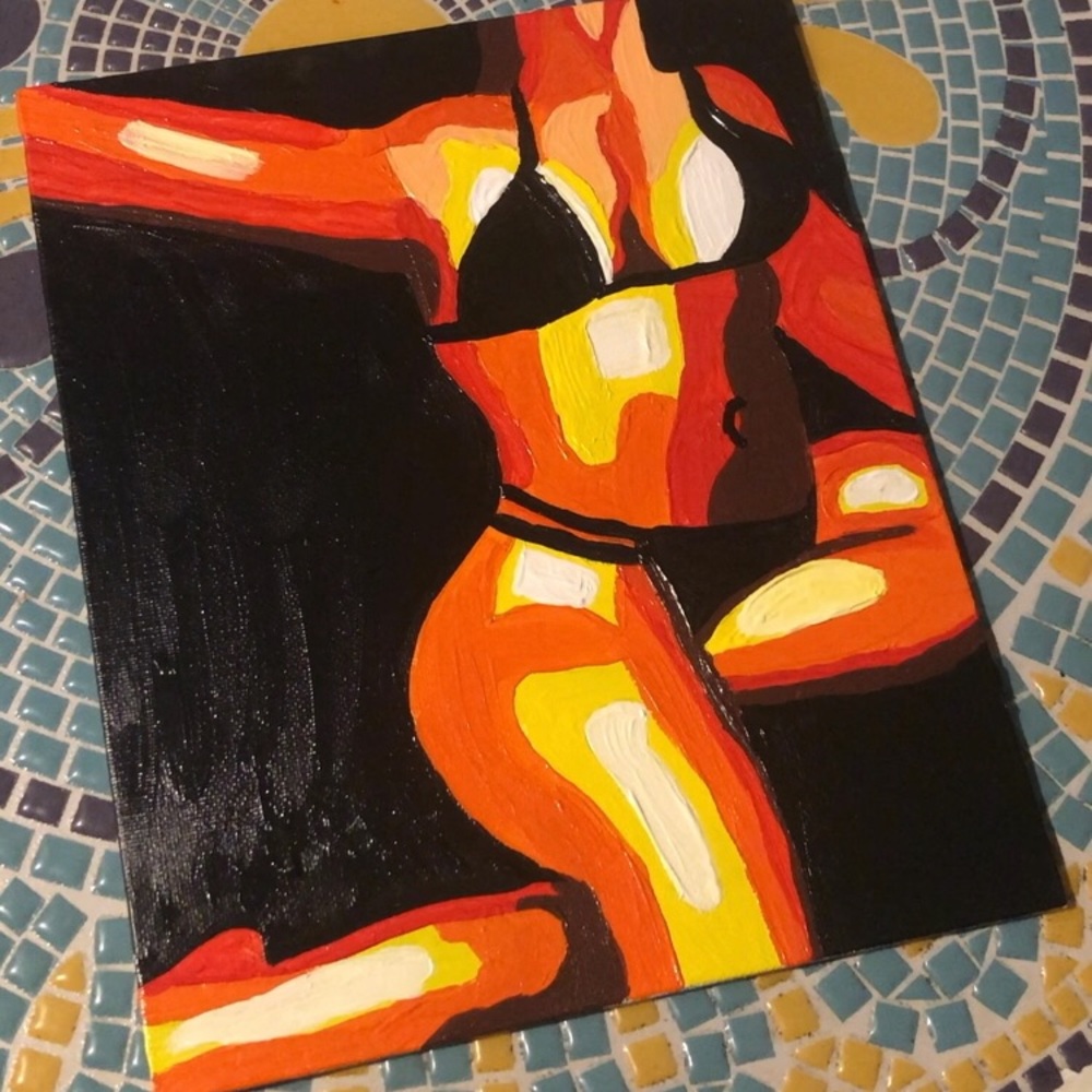 Handmade Art Painting On Canvas